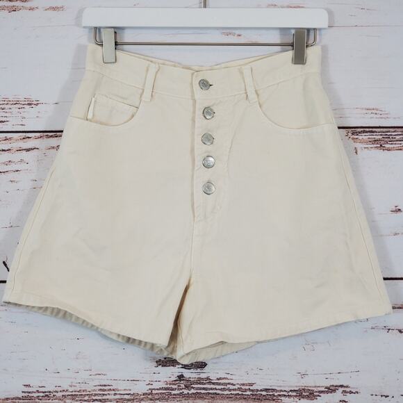 Bongo Vintage 90s Denim Short Jean 7 High Rise - Picture 1 of 7
